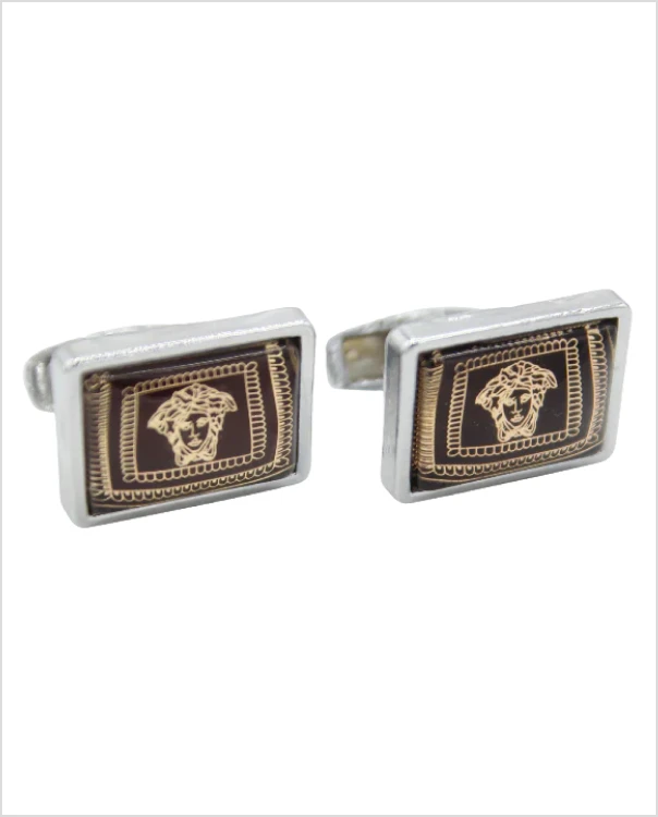 Versace Branded Cufflinks Stud