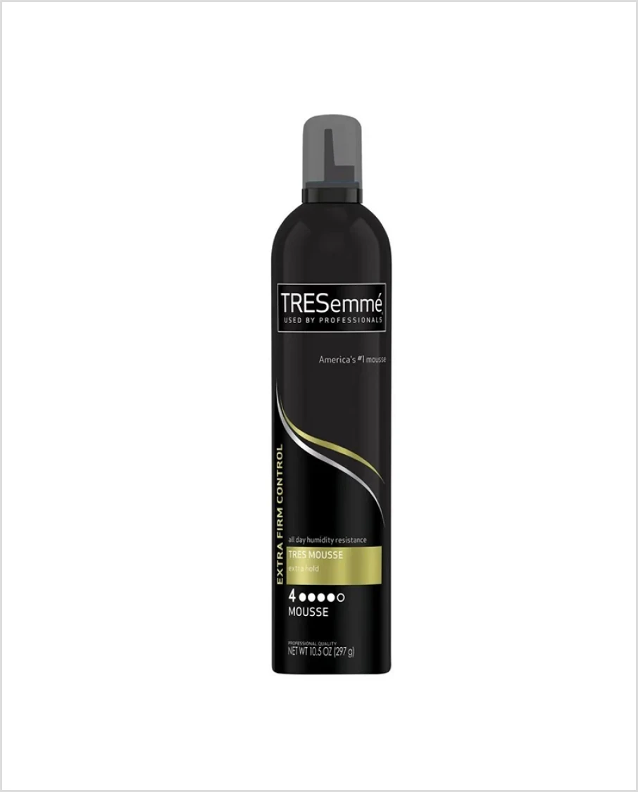 TRESemme Tres Mousse Tres Extra Hold Firm Control Mousse Hair Styling Mousses,10.5 Ounce