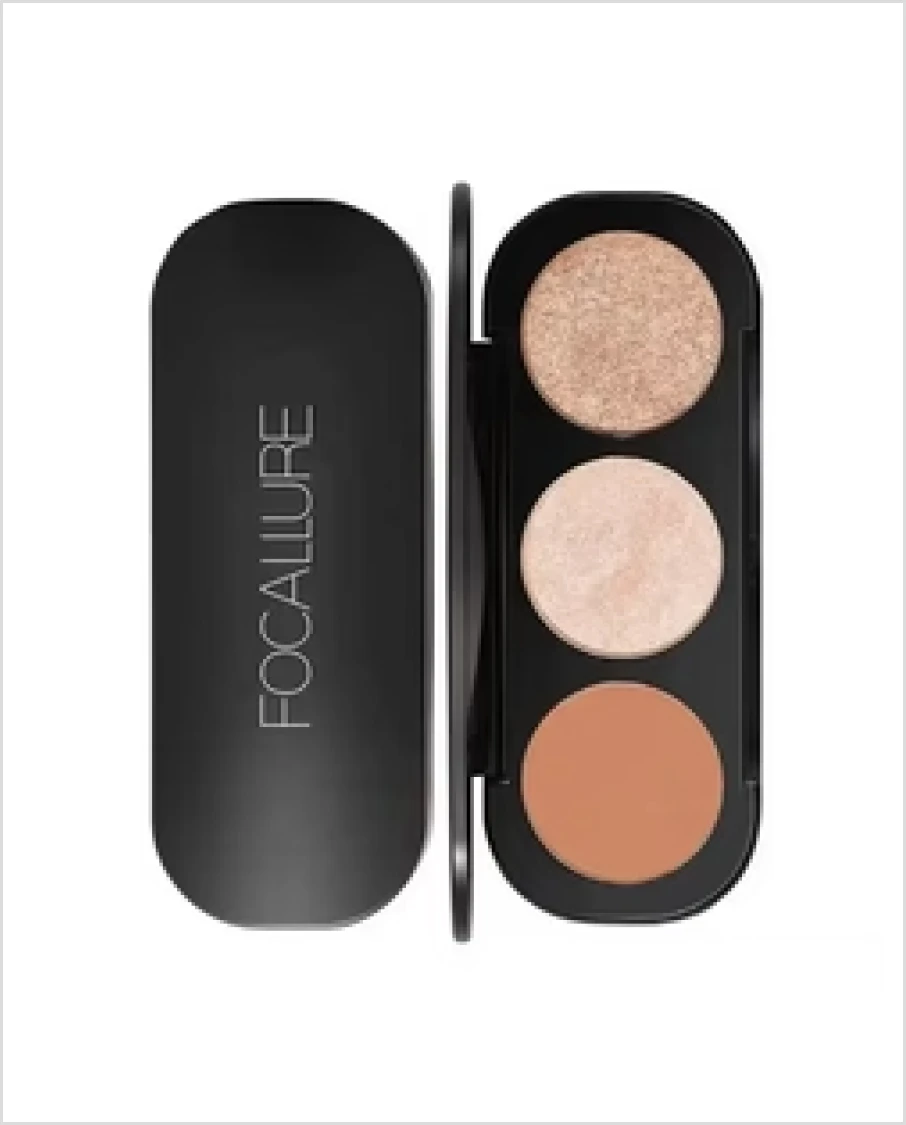 FOCALLURE Blush & Highlight Makeup Palette 02