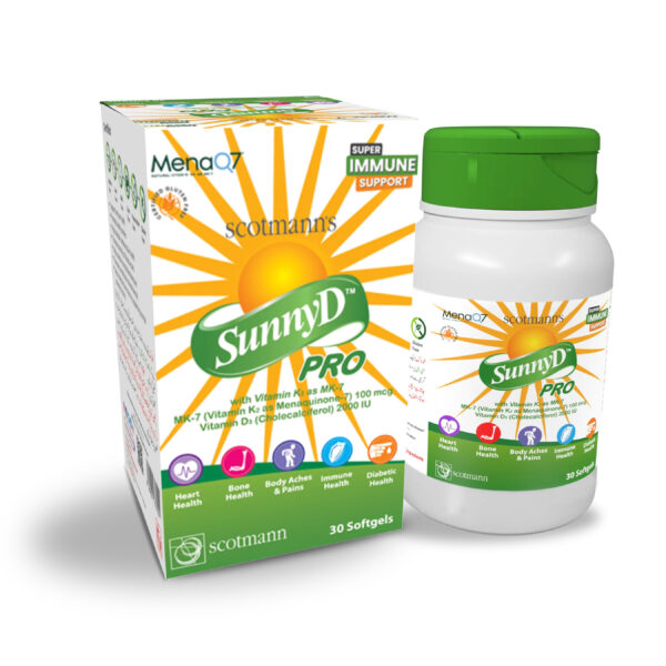 Scotmann’s SunnyD PRO - Vitamin D3 & K2 Softgels