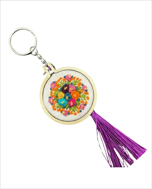 Threads of Nature Handcrafted Keychain