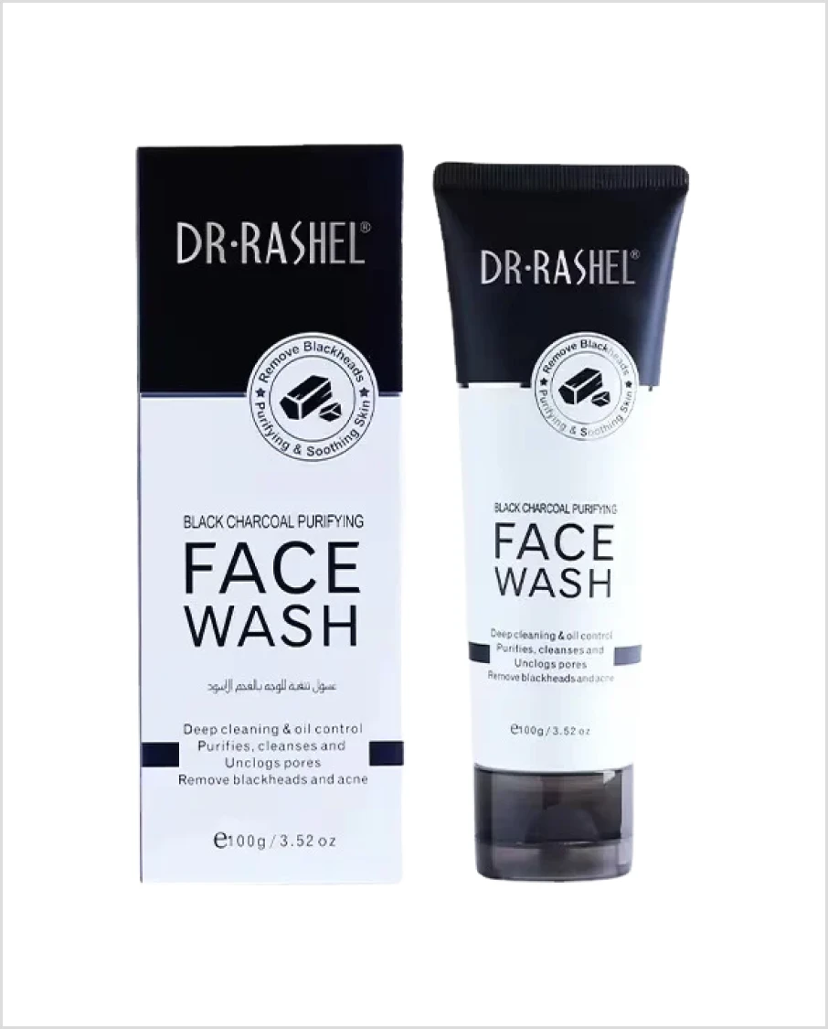 Dr Rashel Black Charcoal Purifying Face Wash