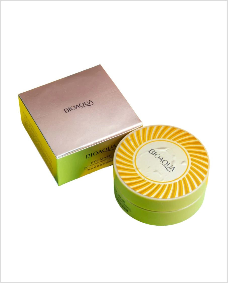 Bioaqua 60Pcs Gold Collagen Eye Mask Anti Wrinkle Sleep Crystal Eye Patch Moisturizing Dark Circles Remover Eye Mask Eye Care