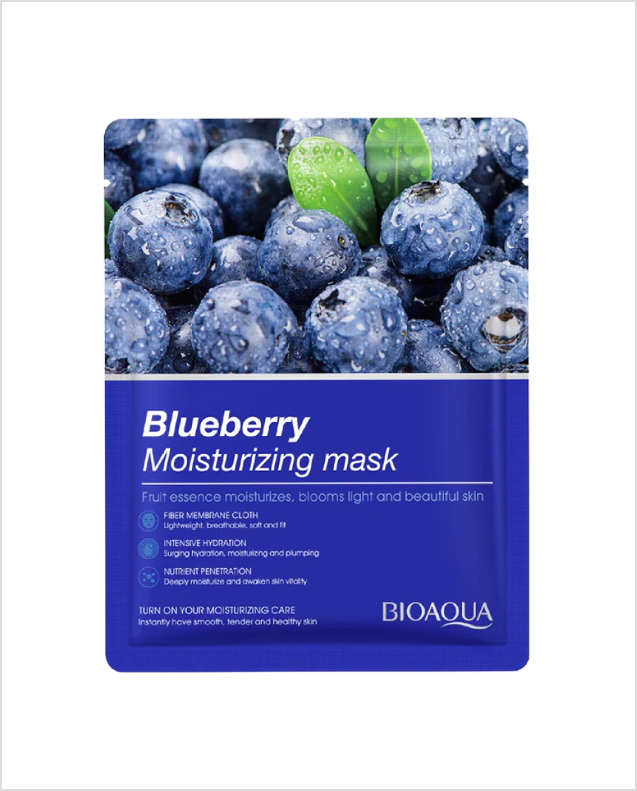Bioaqua Blueberry Moisturizing Face Sheet Mask
