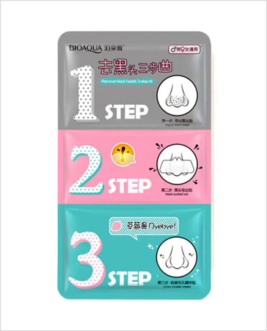 Bioaqua Blackhead Remover 3 Steps