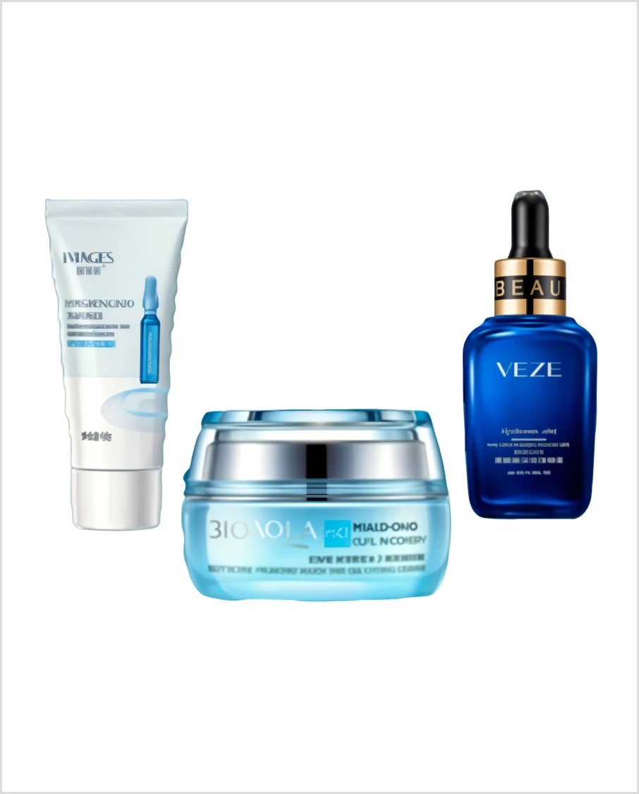 Bioaqua Pack Of 3 Hyaluronic Acid Anti Freckle Whitening Moisturizing Skin Care Series (Cleanser Serum Face Cream)