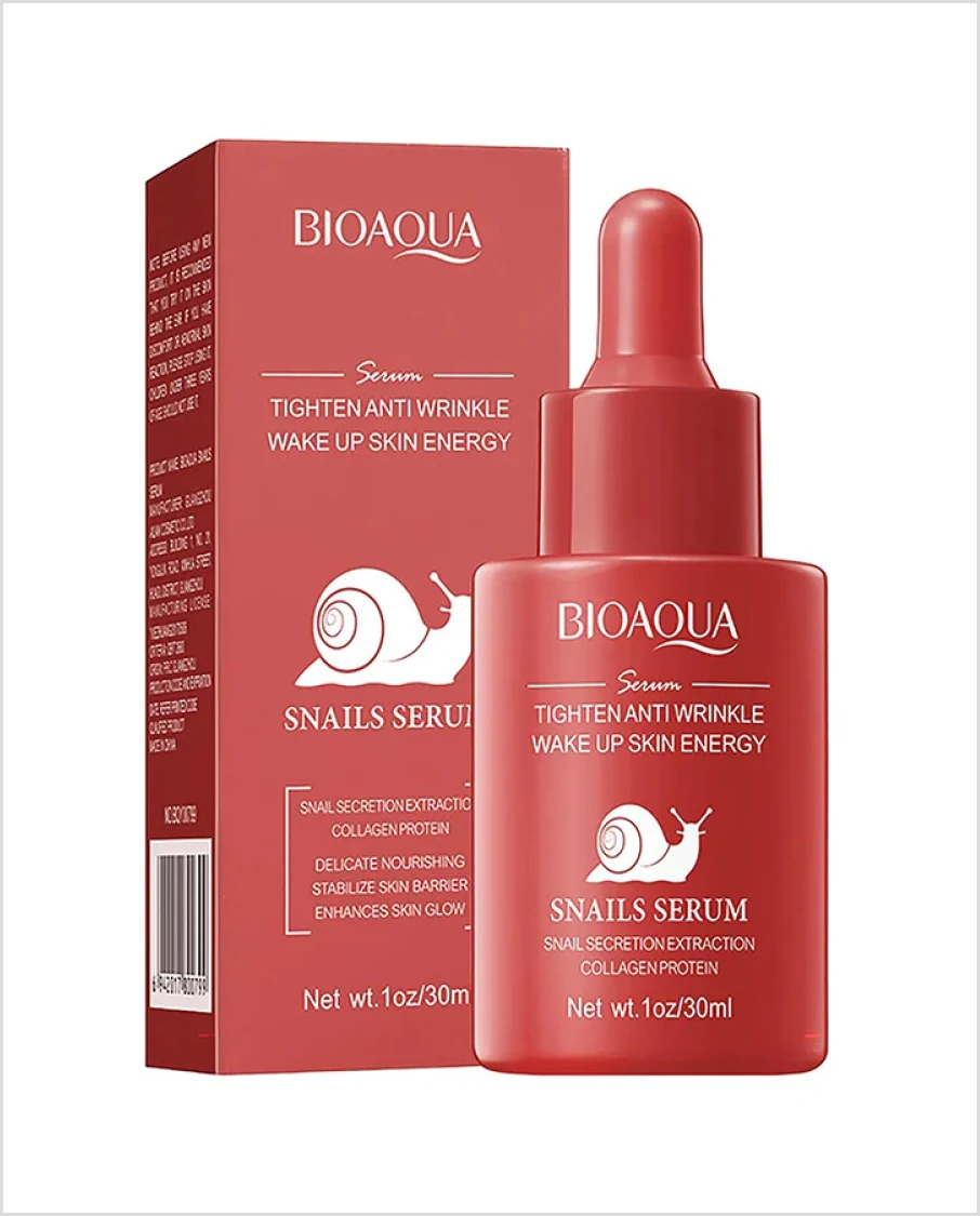 BIOAQUA Snail Anti-wrinkle Serum Moisturizing Nourishing Essence 30ml