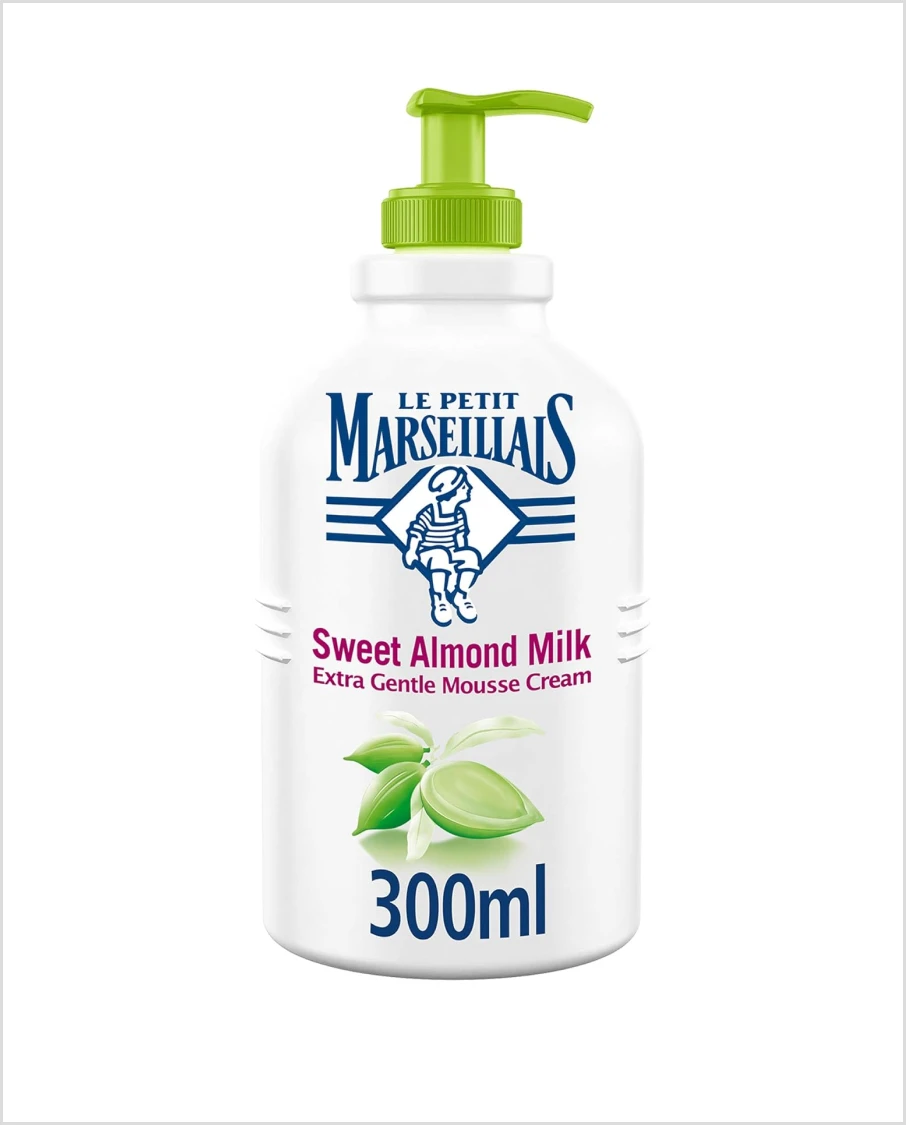 Le petit marseillais mousse cream sweet almond milk extra gentle 300ml