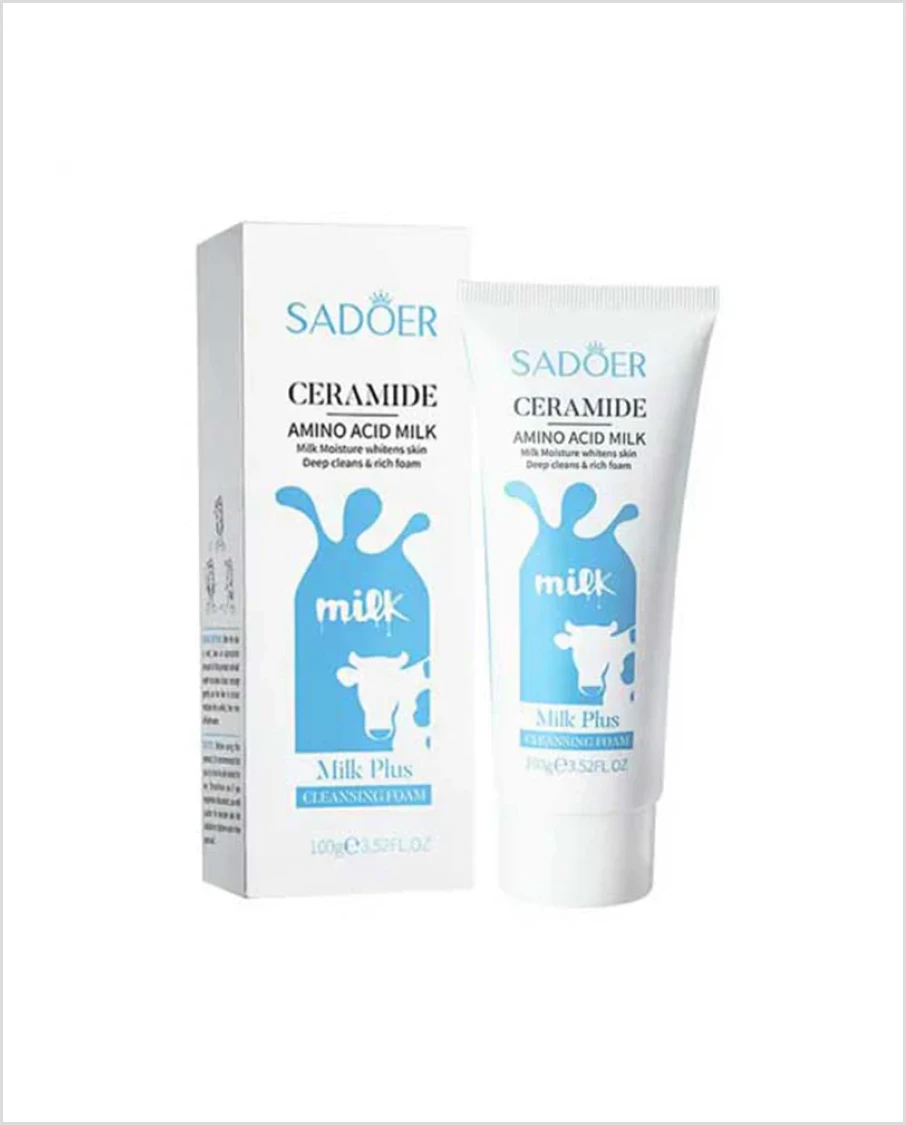 SADOER CERAMIDE AMINO ACID MILK CLEANSING FOAM 100G