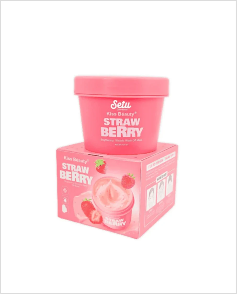 Kiss beauty strawberry mask 100ml imported
