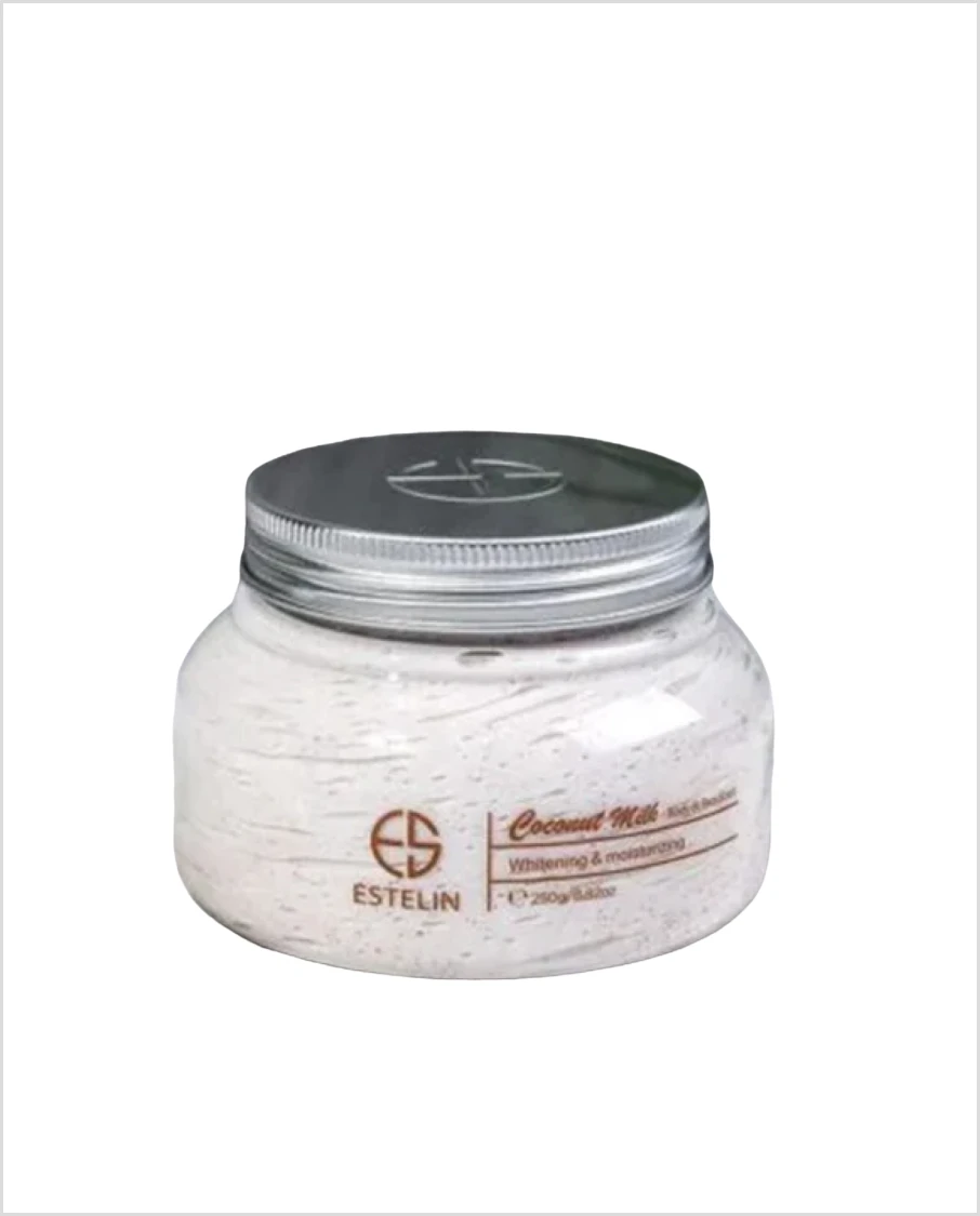 Estelin coconut milk body and face scrub authentic