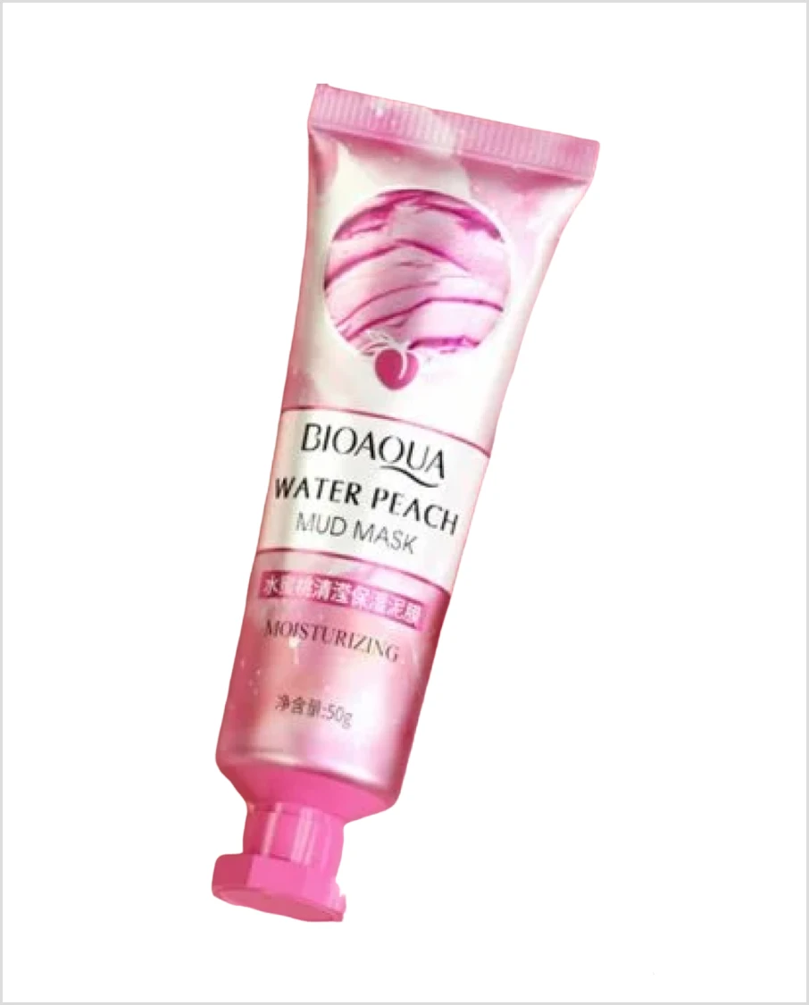 Mud cream mask deep cleaning facial mask pink 50g