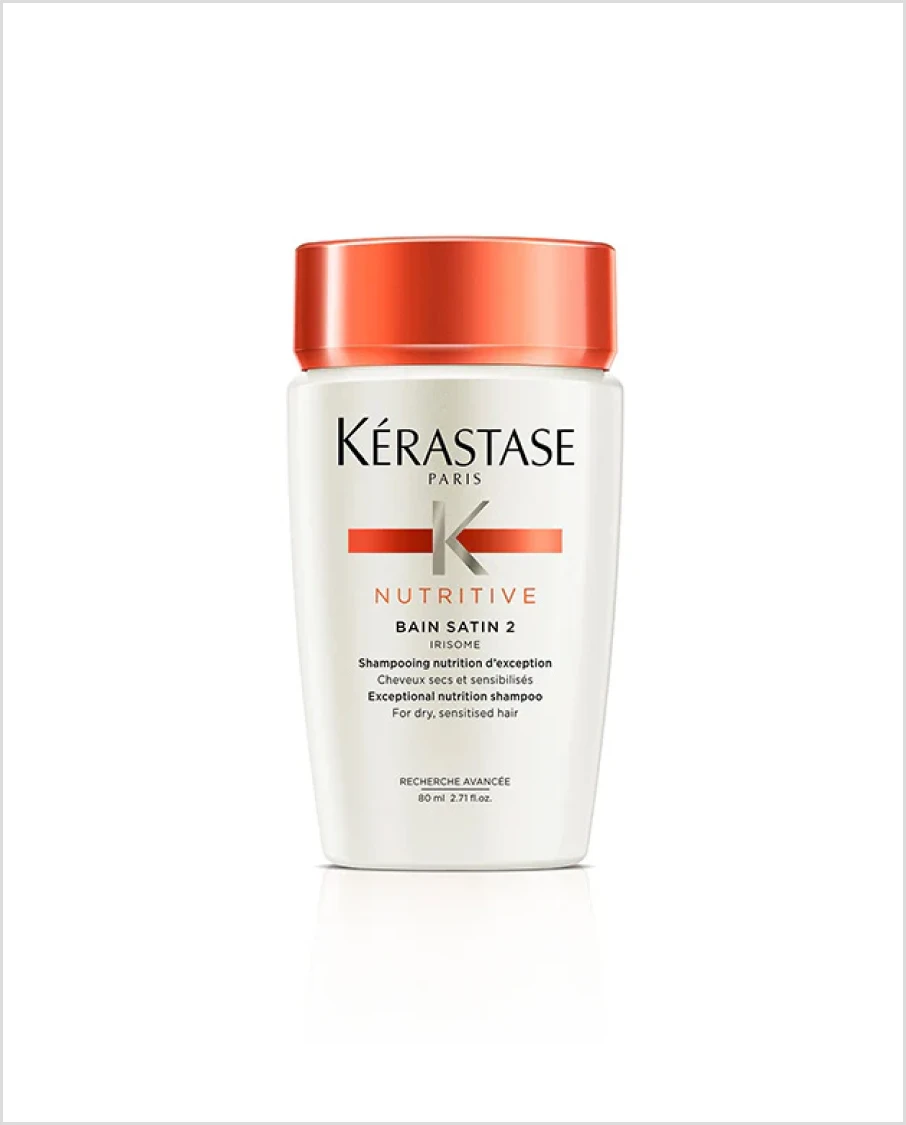 Kerastase Nutritive Bain Satin 2 Shampoo, For Dry & Sensitised Hair 80ml