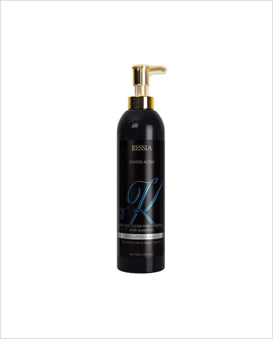 JIESSIA KERATIN ACTIVE HYDRATING HAIR SHAMPOO- FOR SUPERIOR SHINE, 700ML