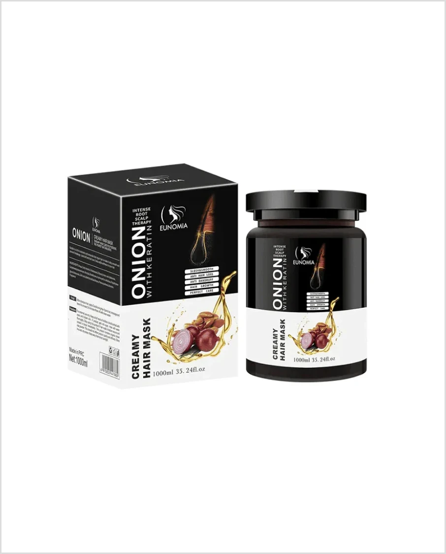 ONION CREAMY HAIR MASK WITH KERATIN 1000ML