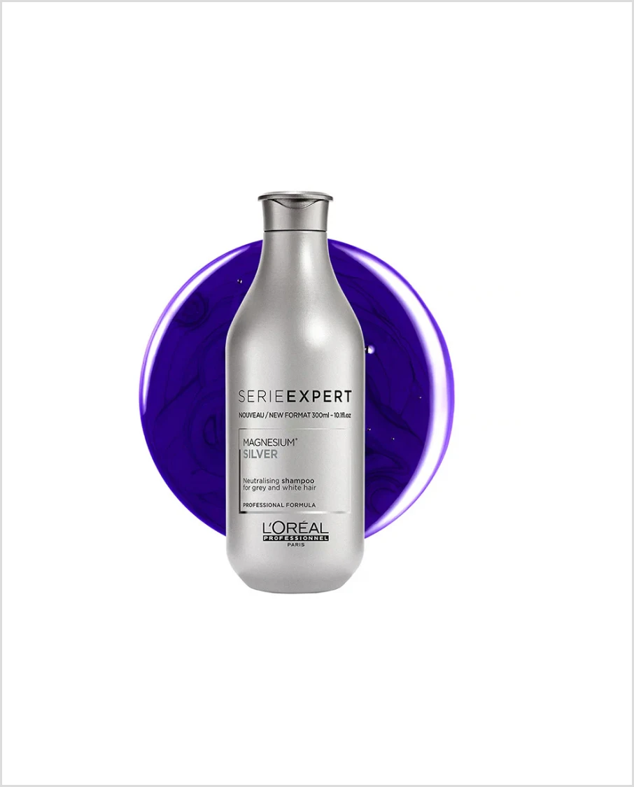 L,ORE’AL PROFESSIONNEL MAGNESIUM SILVER NEUTRALISING SHAMPOO 300ML