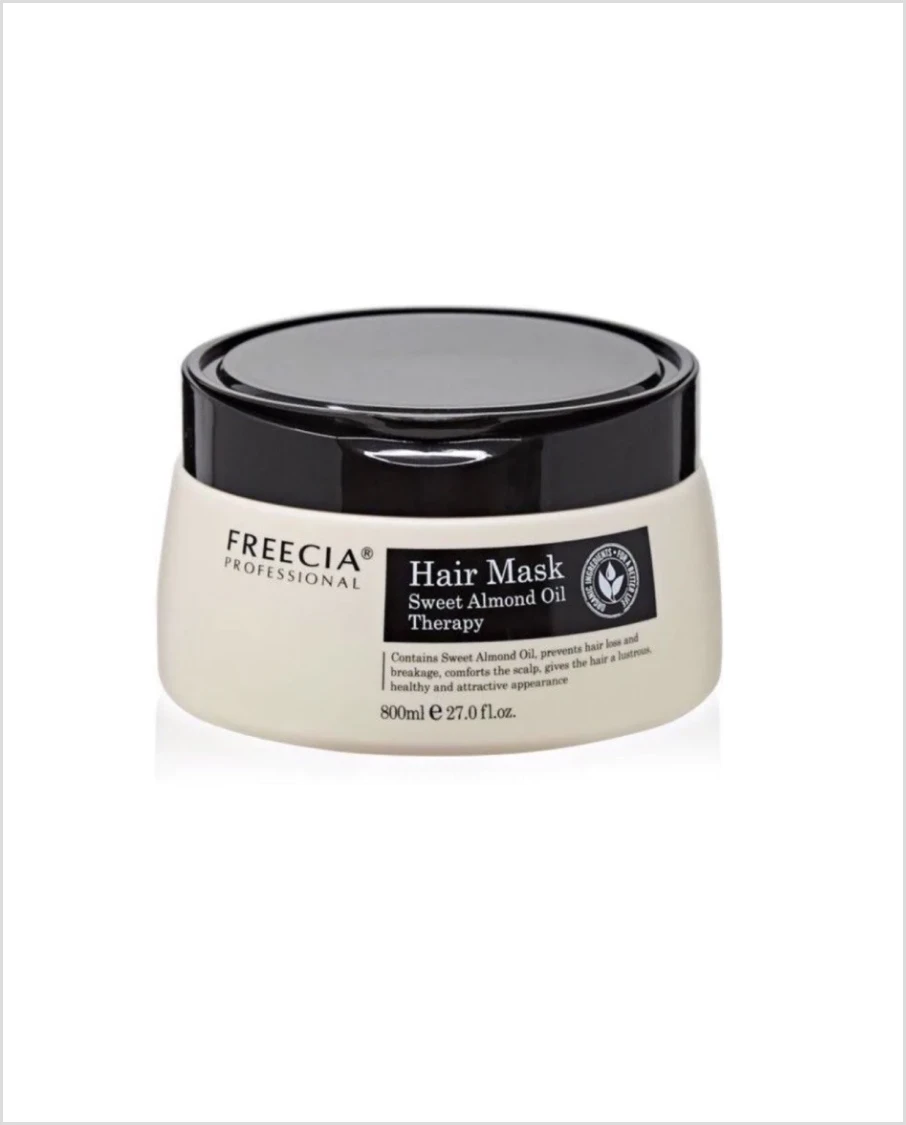 FREECIA PROFESSIONAL SWEET ALMOND HAIR MASK 800ML AUTHENTIC