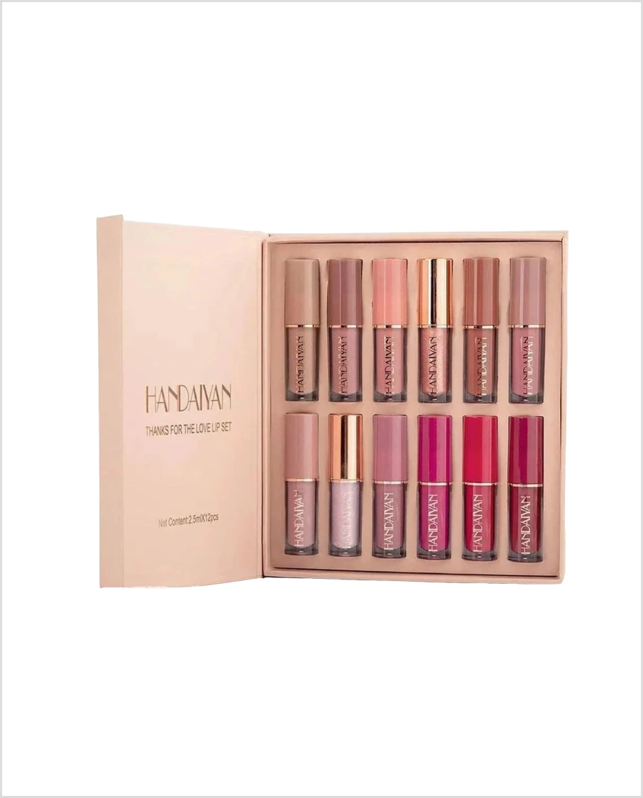 Handaiyan liquid lipstick – 12pcs set imported