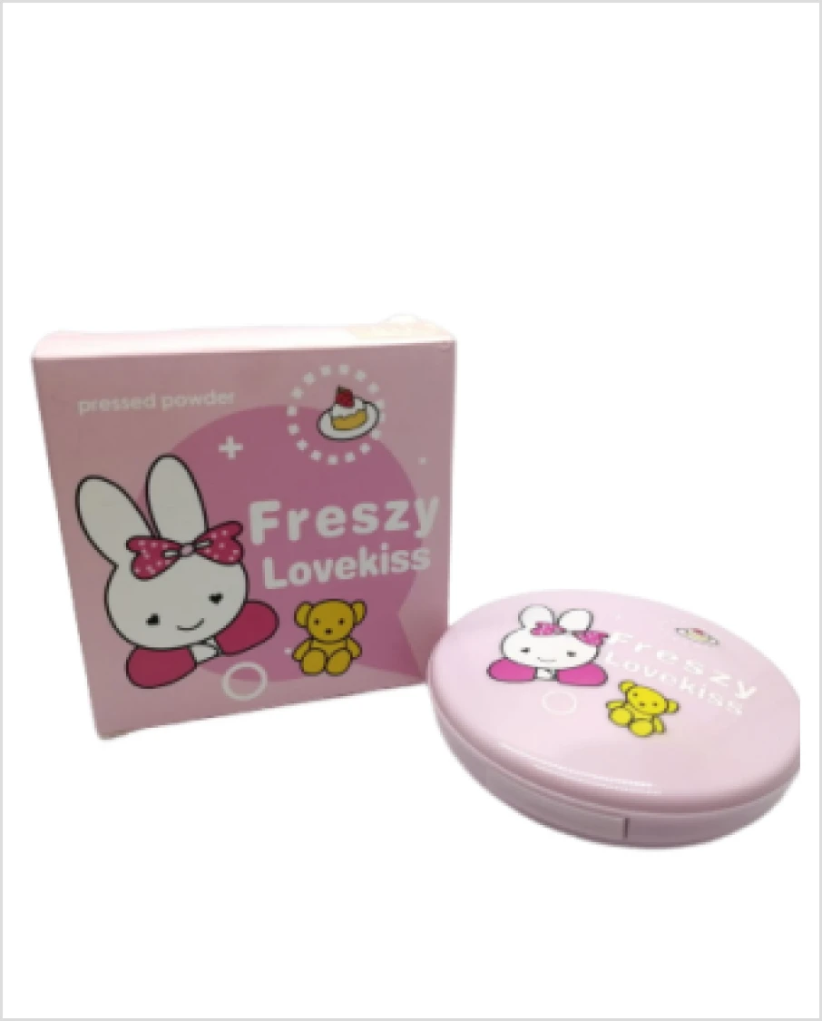 Freszy love kiss pressed powder for facial makeup ivory shade