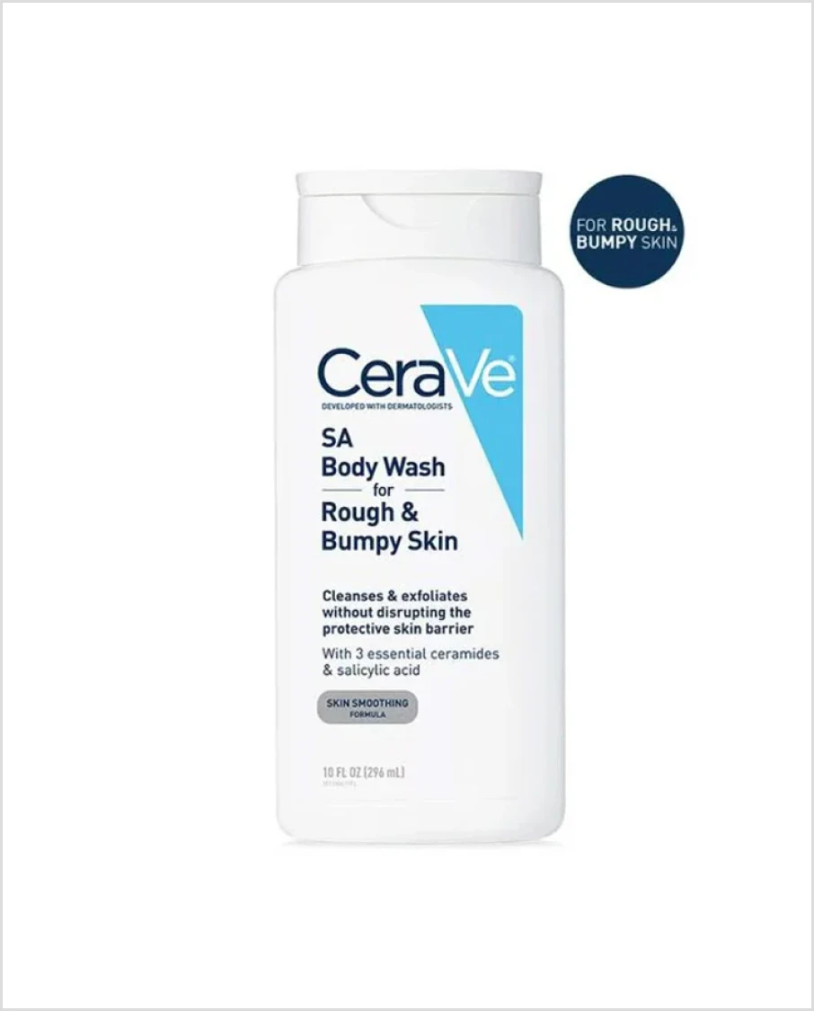 CeraVe SA Body Wash for Rough & Bumpy Skin - 296ml